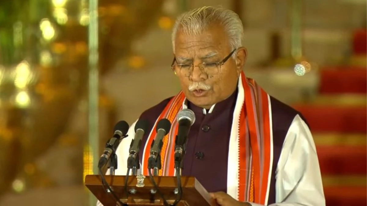 manohar-lal-khattar-swornin-as-cabinet-minister-his-political-journey-from-exharyana-cm-to-union-min